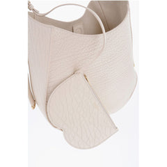 Burberry White Leather Shoulder Bag