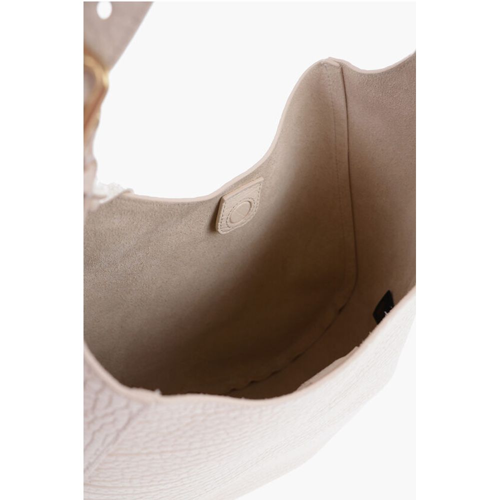 Burberry White Leather Shoulder Bag