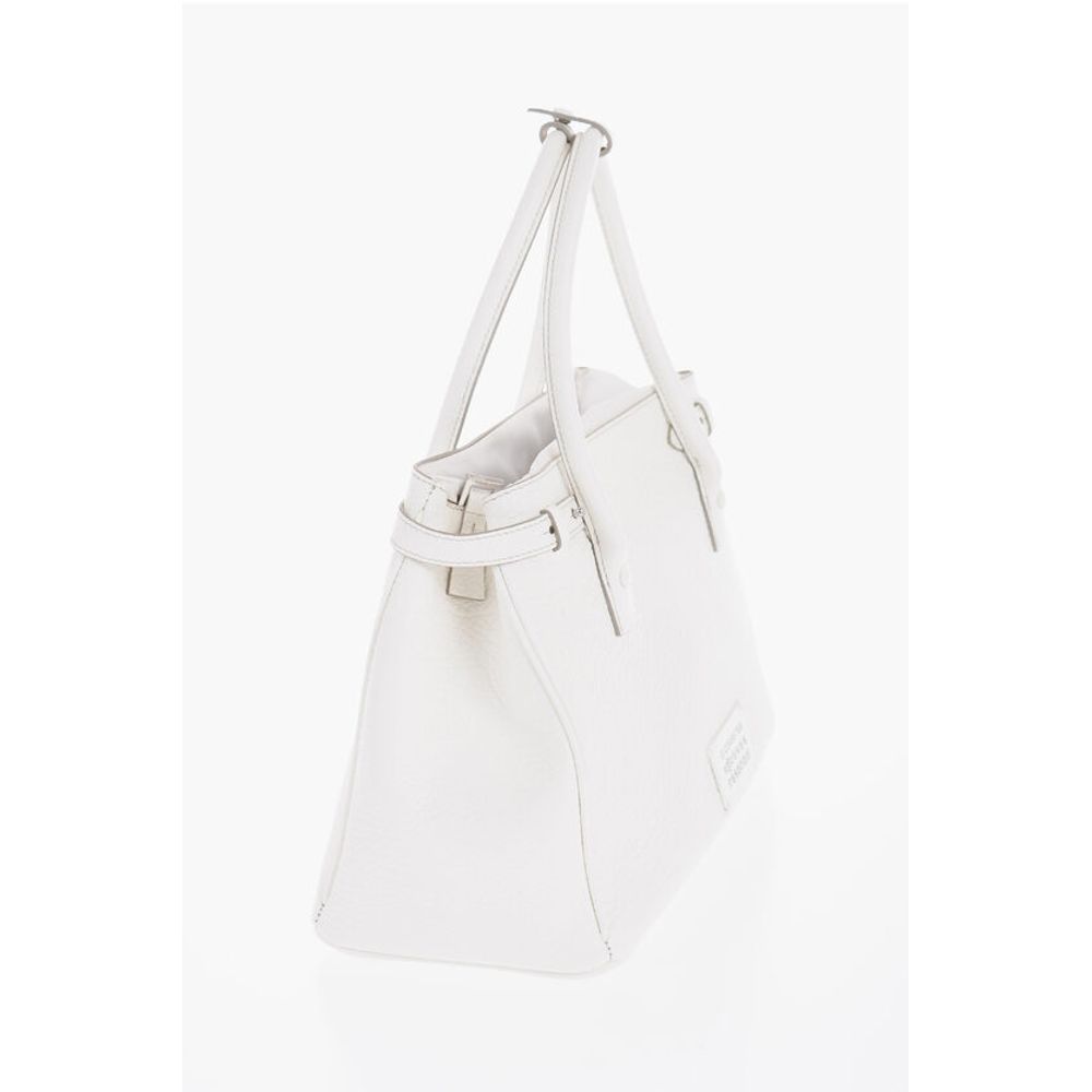 Maison Margiela White Calfskin Tote Bag