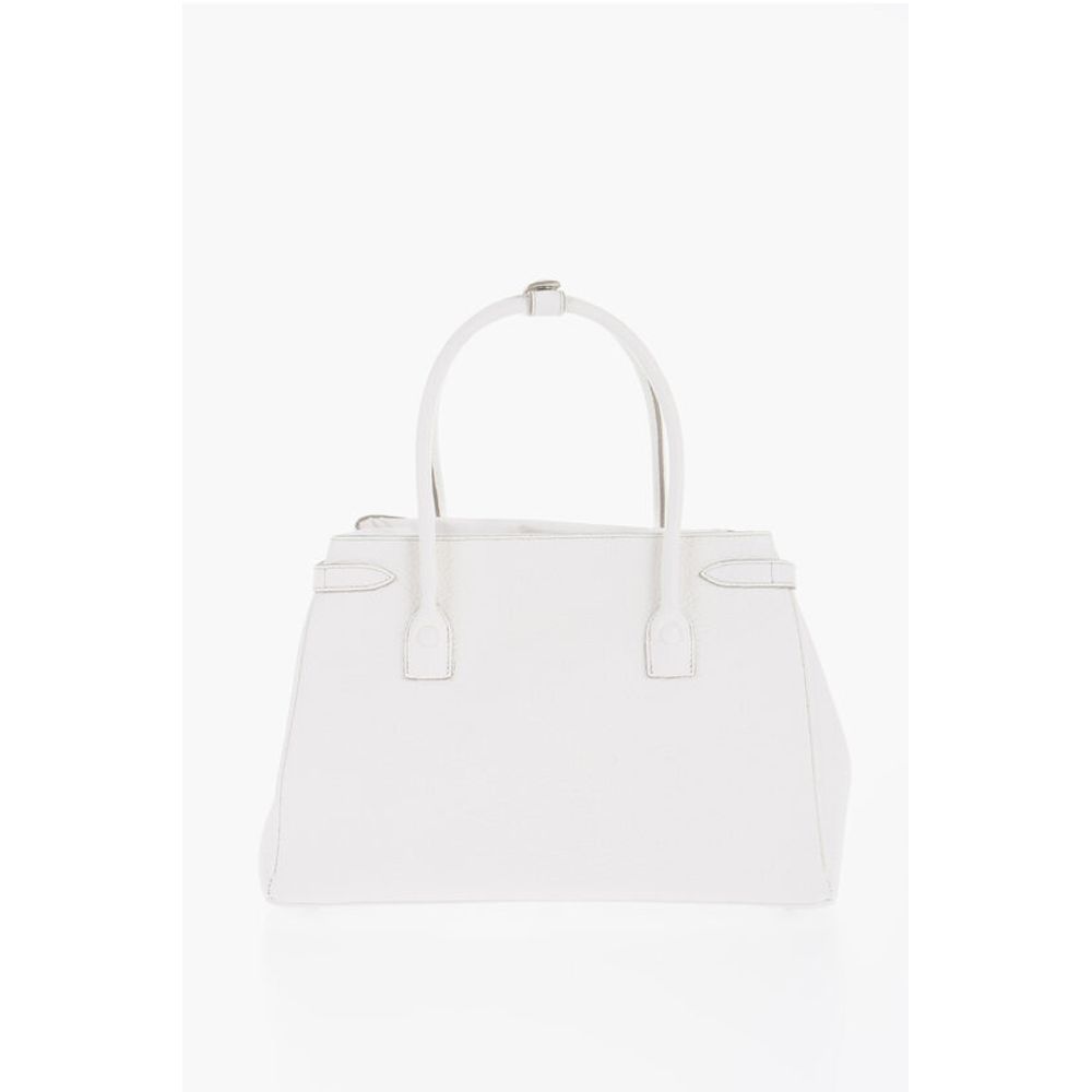 Maison Margiela White Calfskin Tote Bag