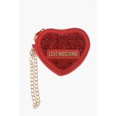 Moschino Red Polyester Wallet