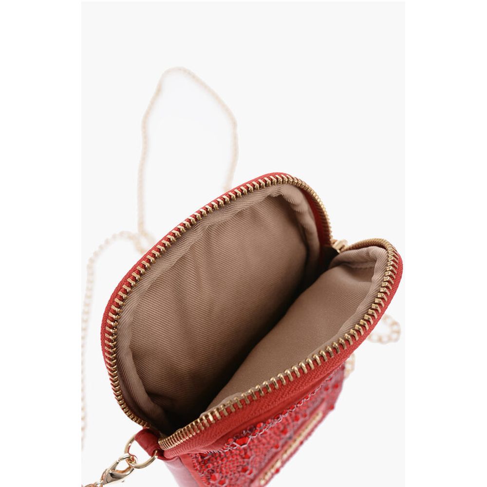 Moschino Red Polyester Shoulder Bag