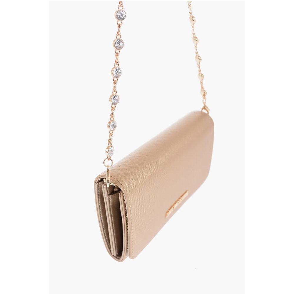 Moschino Gold Polyethylene Wallet