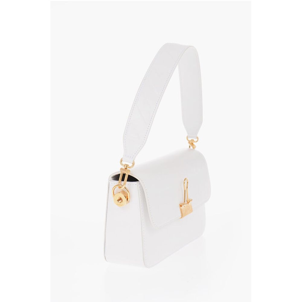 Off-White White Calfskin Shoulder Bag
