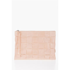 Bottega Veneta Multicolor Calfskin Clutch Bag