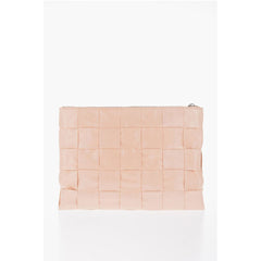 Bottega Veneta Multicolor Calfskin Clutch Bag