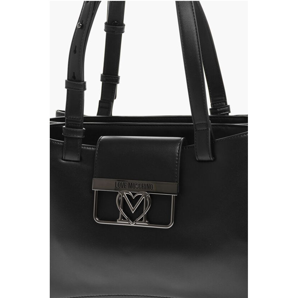 Moschino Black Polyethylene Tote Bag