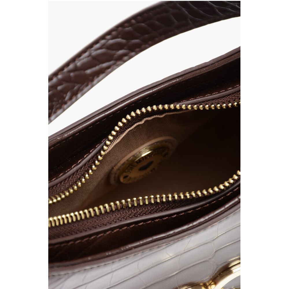 Moschino Brown Polyethylene Shoulder Bag