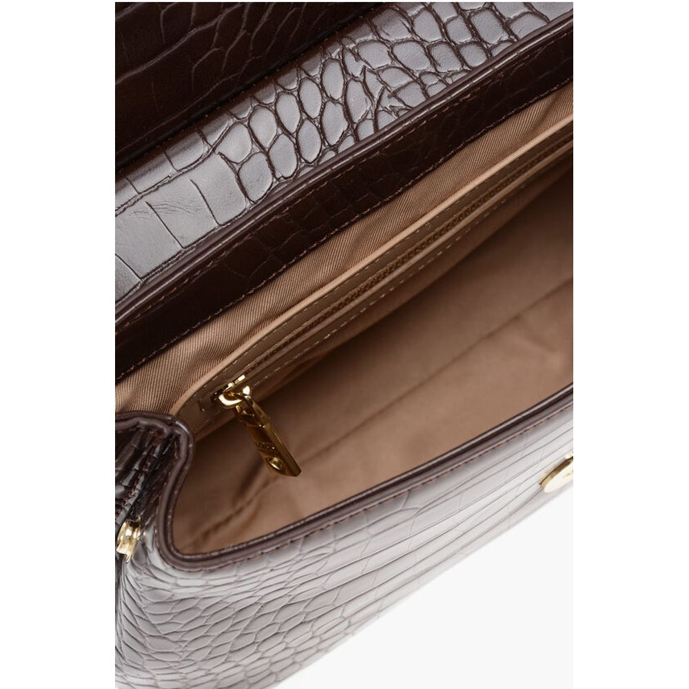 Moschino Brown Polyethylene Tote Bag