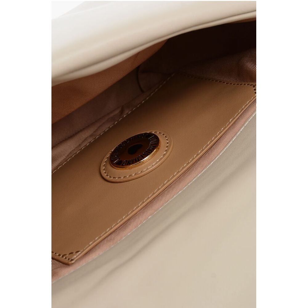Moschino Beige Polyethylene Shoulder Bag