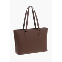 Moschino Brown Polyethylene Tote Bag