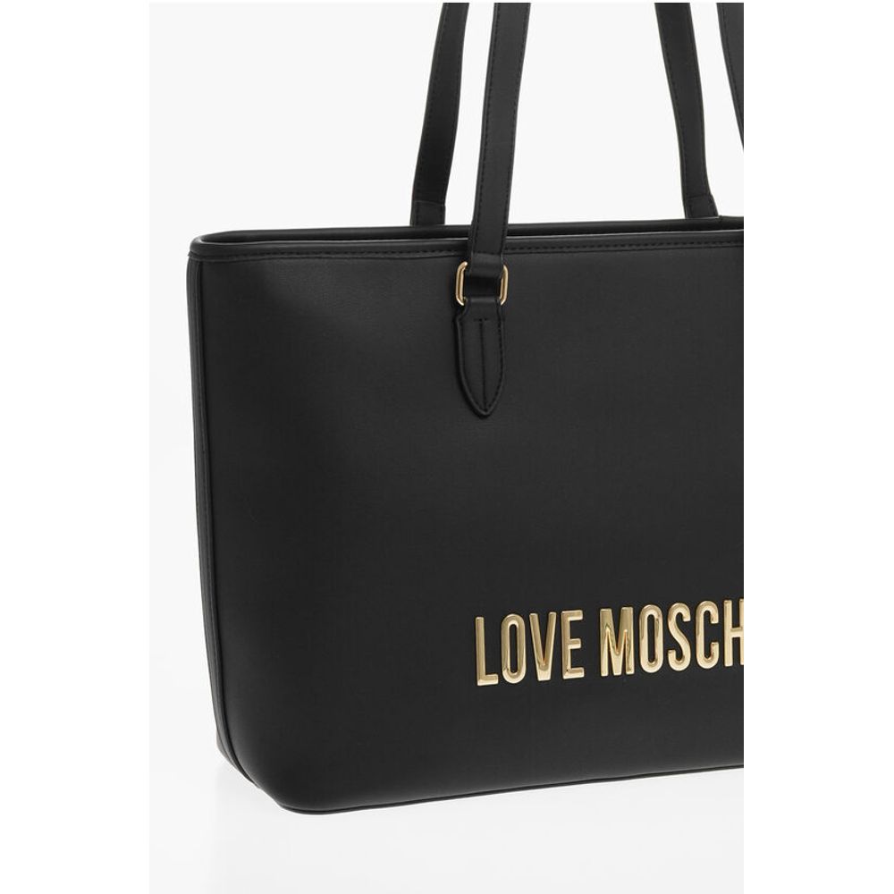 Moschino Black Polyethylene Tote Bag