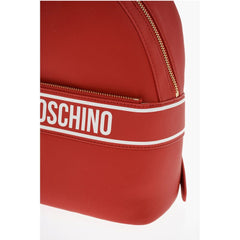 Moschino Red Polyethylene Backpack