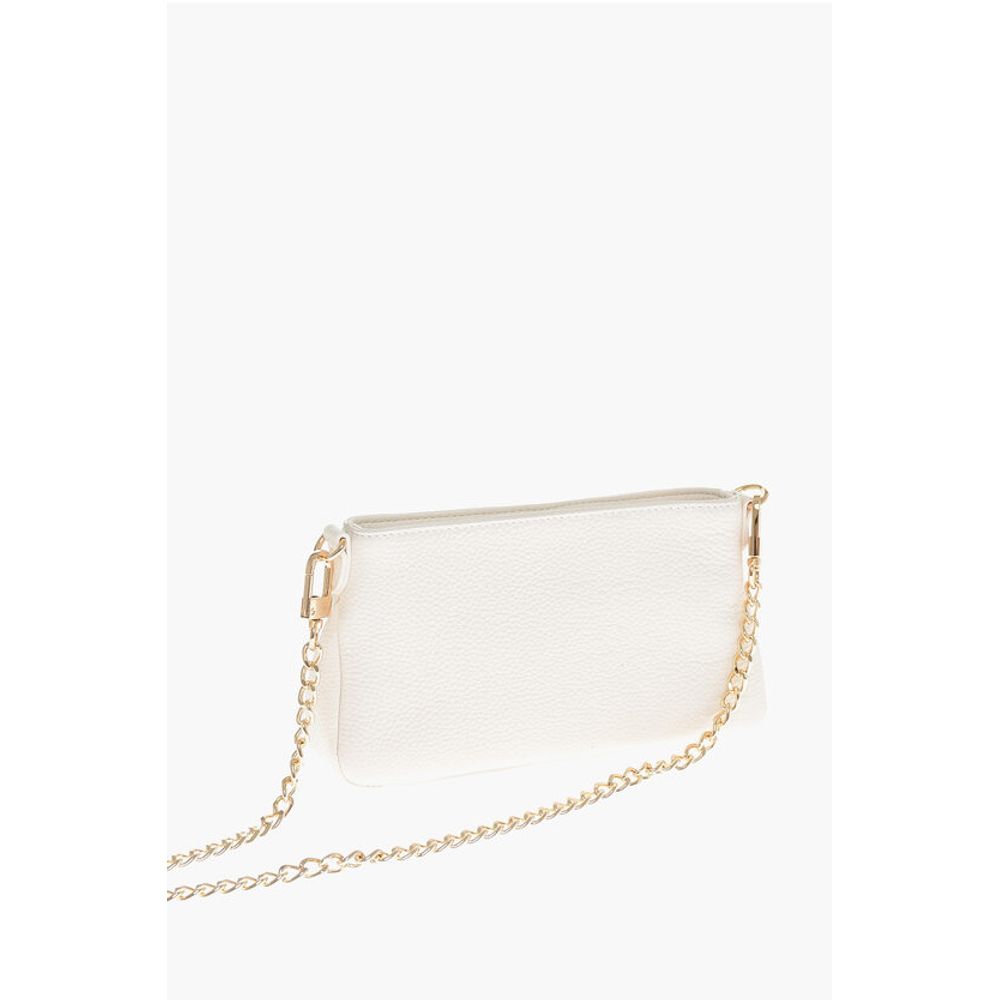 Moschino White Calfskin Shoulder Bag