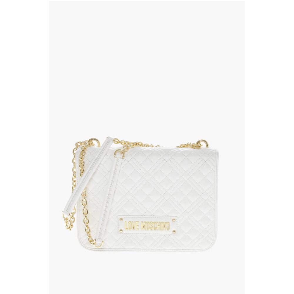 Moschino White Polyethylene Shoulder Bag