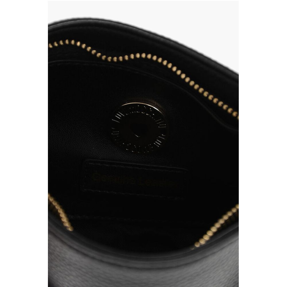 Moschino Black Leather Shoulder Bag