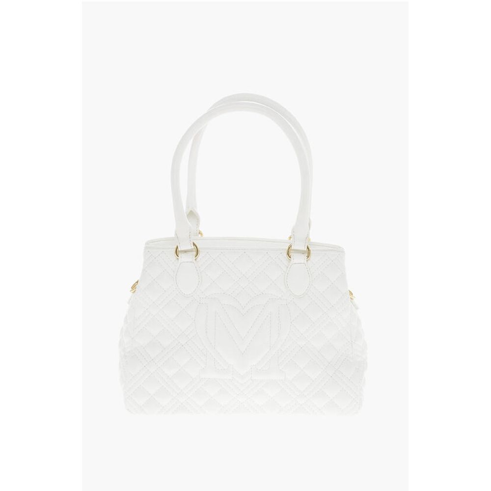 Moschino White Polyethylene Tote Bag