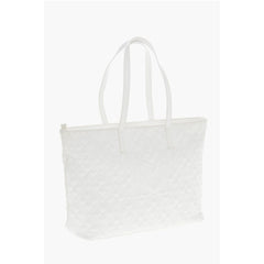 Moschino White Polyethylene Tote Bag