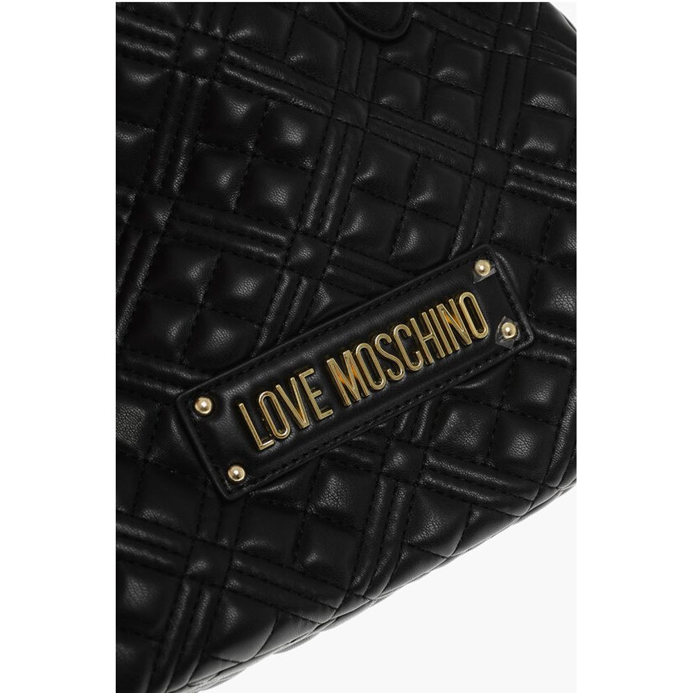 Moschino Black Polyethylene Tote Bag