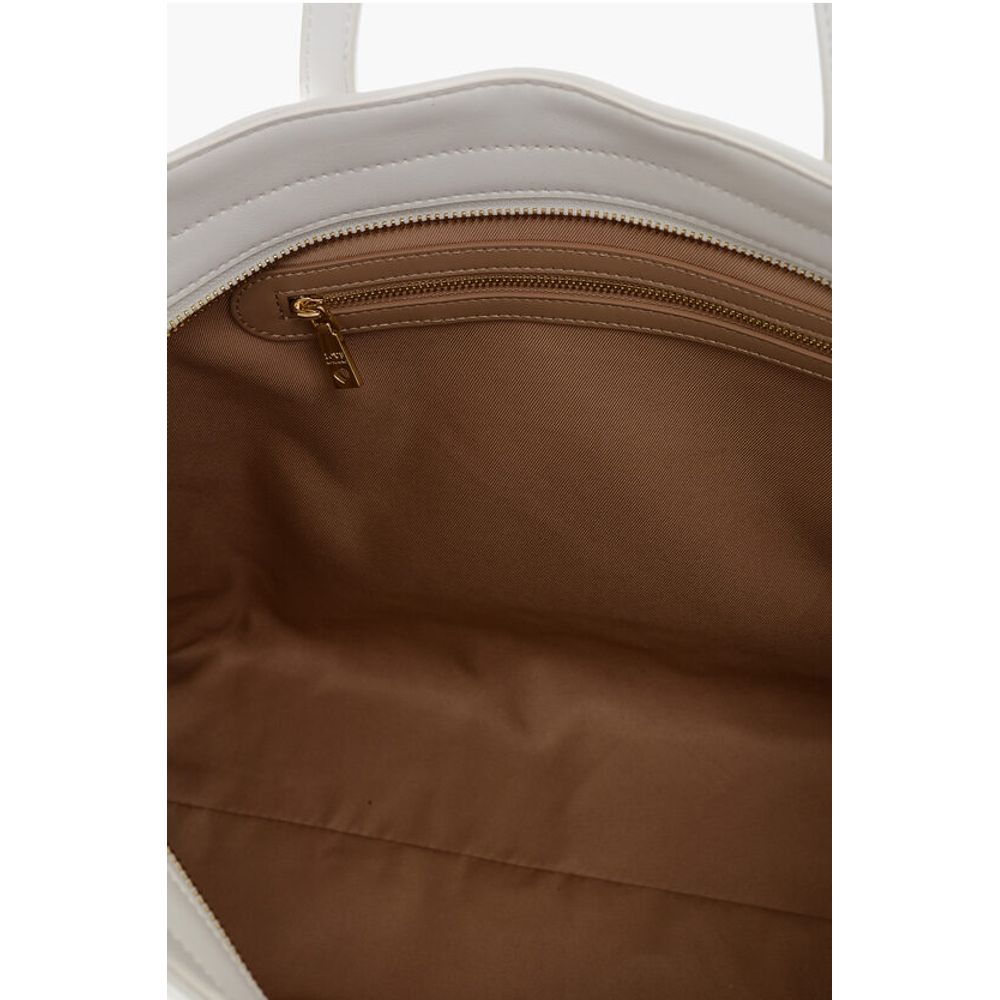 Moschino White Polyethylene Tote Bag
