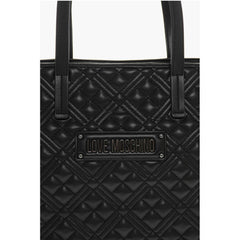Moschino Black Polyethylene Tote Bag