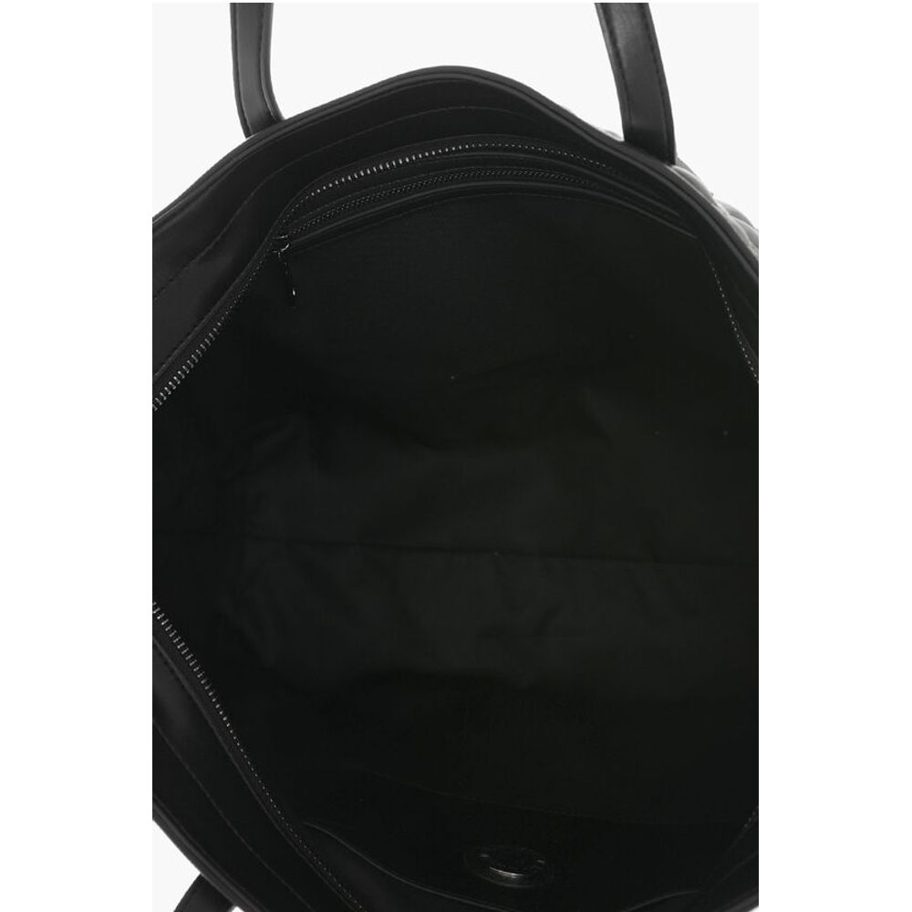 Moschino Black Polyethylene Tote Bag