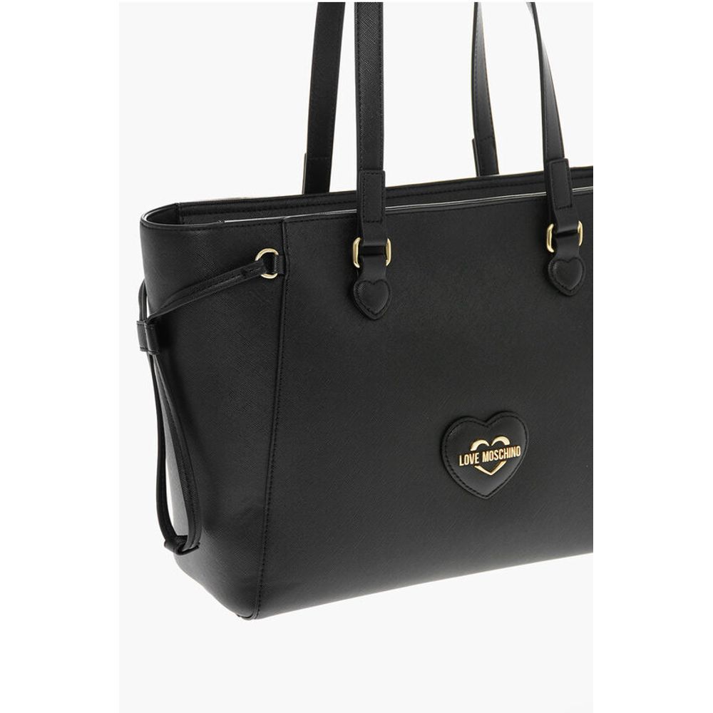 Moschino Black Polyethylene Tote Bag