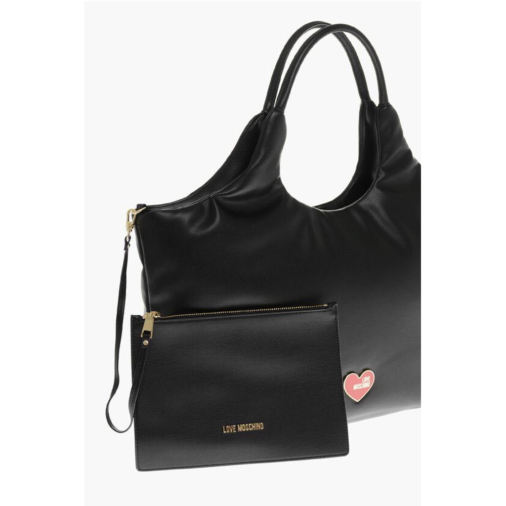 Moschino Black Polyethylene Shoulder Bag
