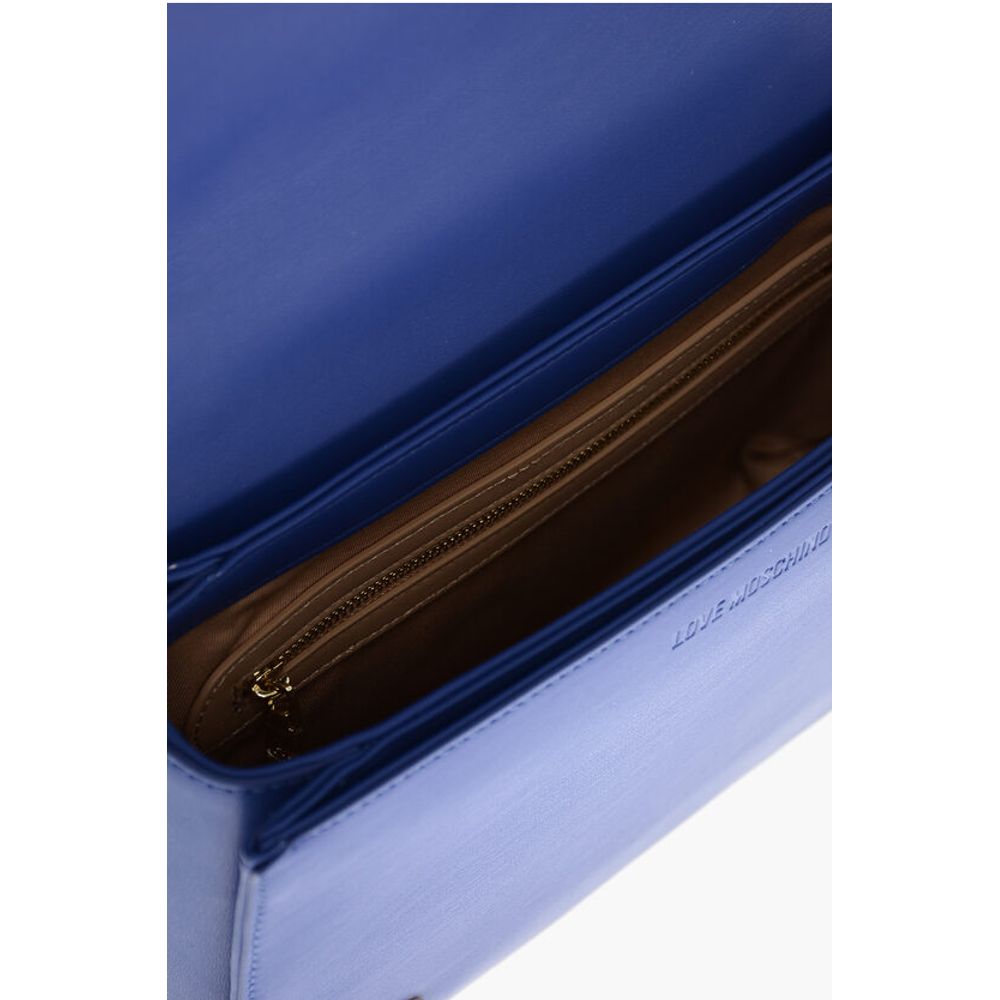 Moschino Blue Polyethylene Shoulder Bag