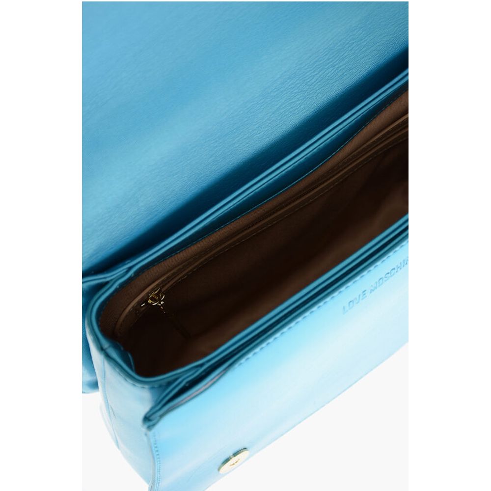 Moschino Blue Polyethylene Shoulder Bag