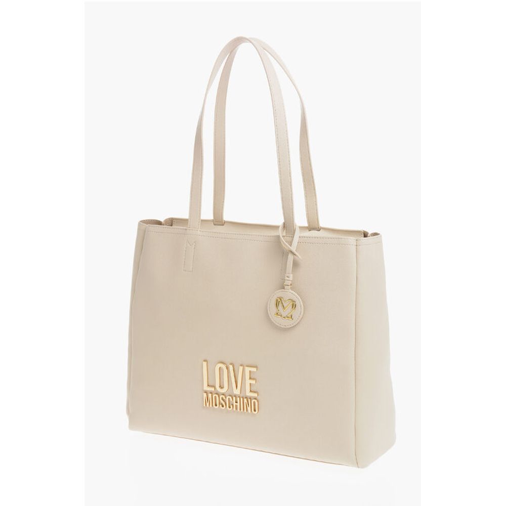 Moschino Beige Polyethylene Tote Bag