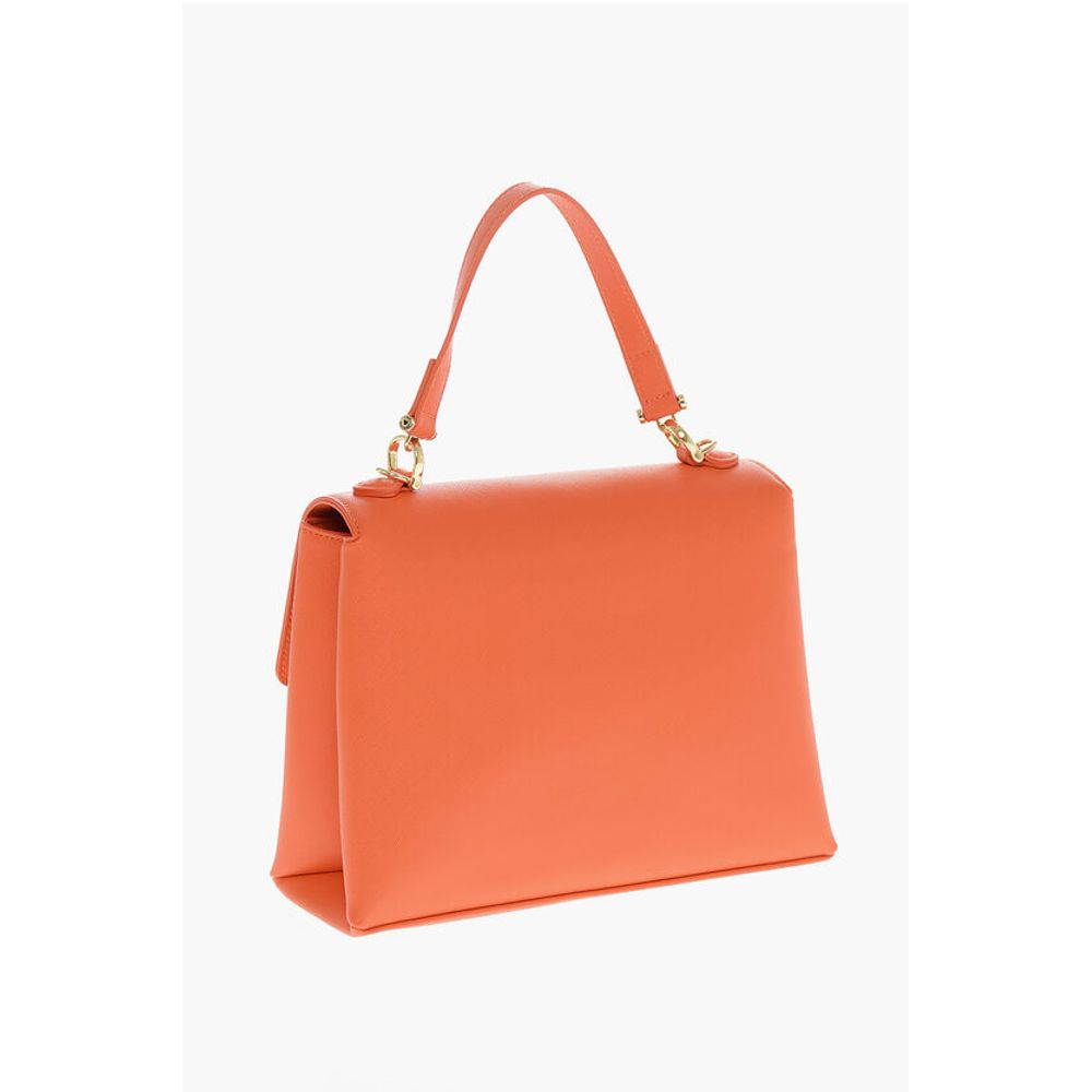 Moschino Orange Polyethylene Tote Bag