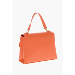 Moschino Orange Polyethylene Tote Bag