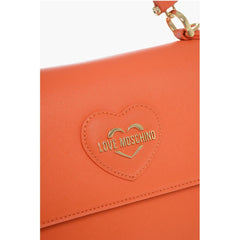 Moschino Orange Polyethylene Tote Bag