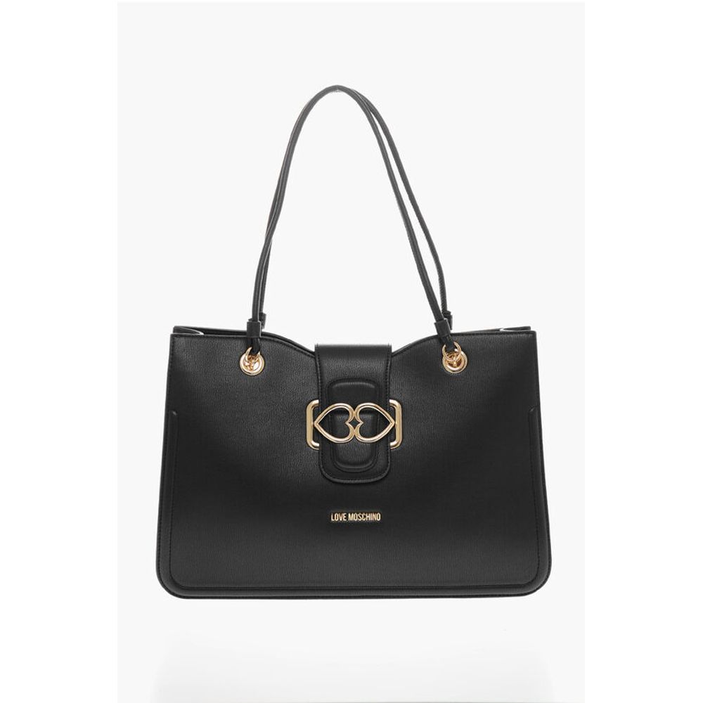 Moschino Black Polyethylene Tote Bag