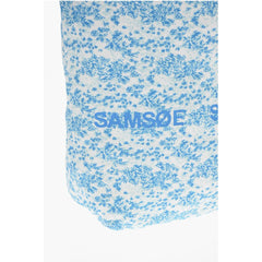 Samsoe Samsoe Blue Cotton Shoulder Bag