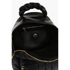 Moschino Black Nylon Backpack