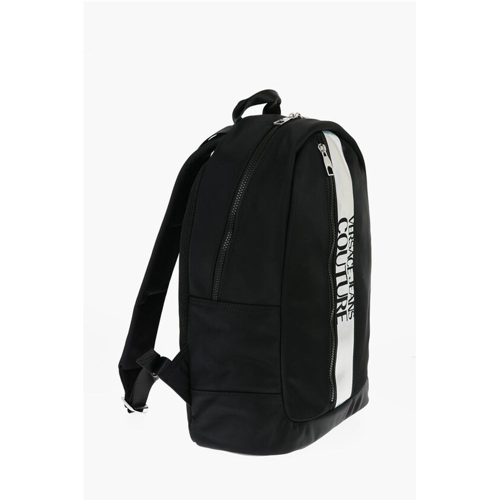 Versace Black Polyamide Backpack