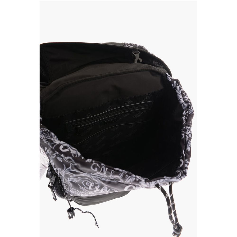 Versace Bicolor Polyester Backpack