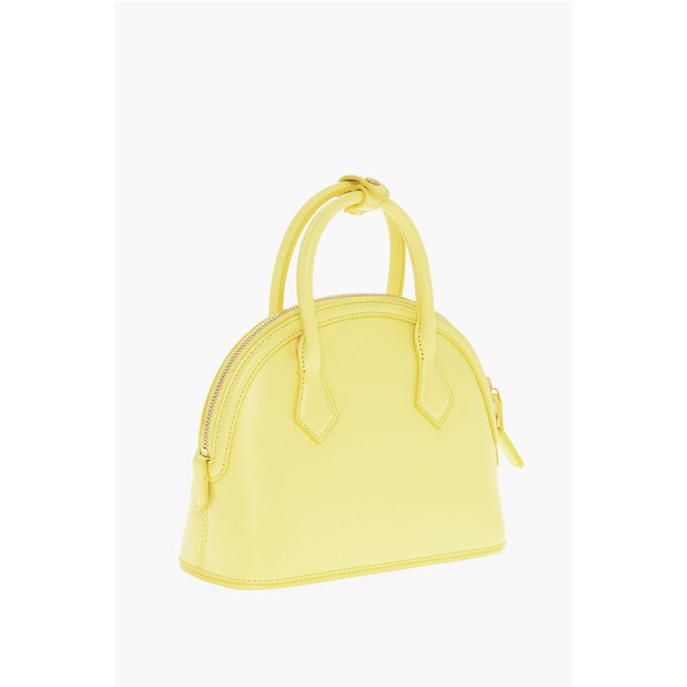 MCM Yellow Cowhide Tote Bag