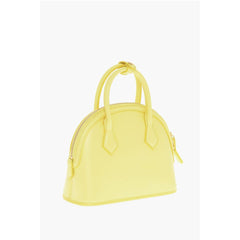 MCM Yellow Cowhide Tote Bag