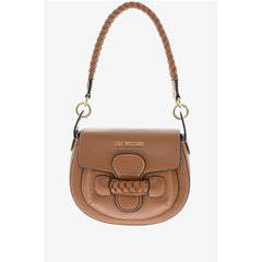 Moschino Brown Polyethylene Shoulder Bag