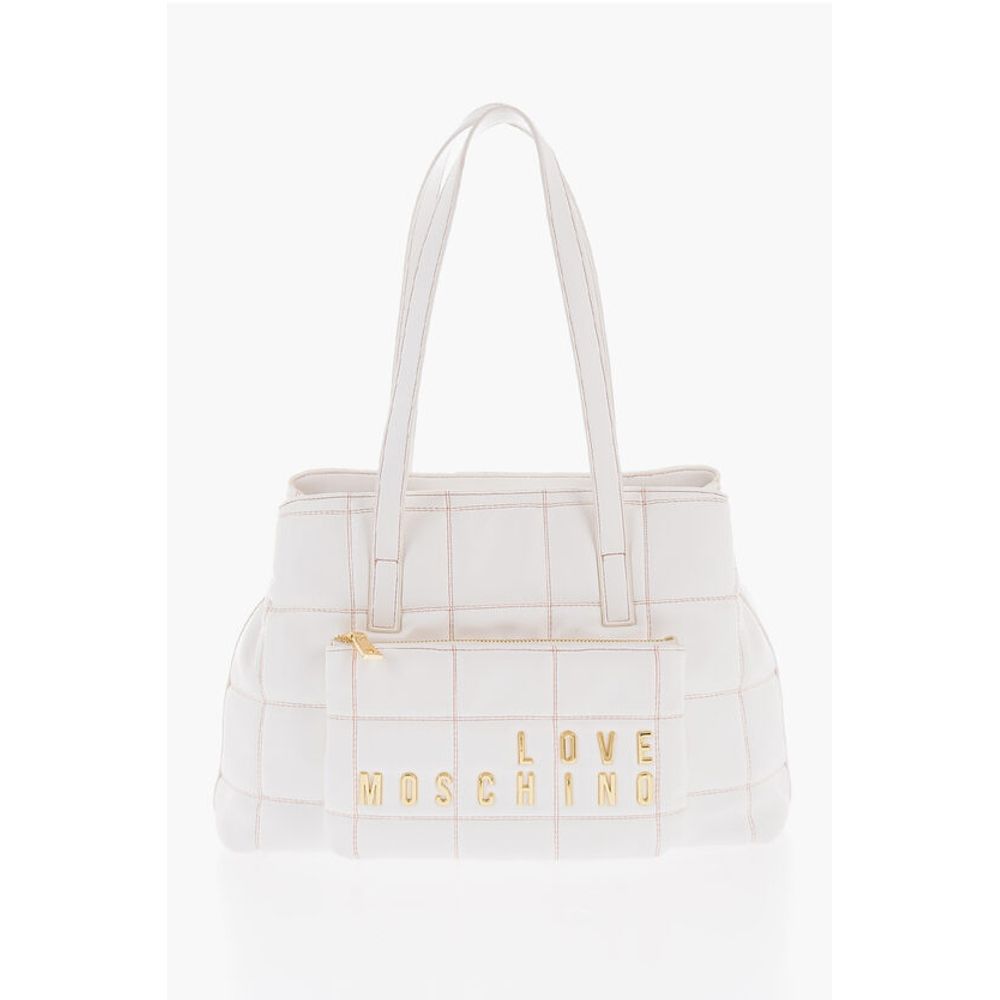 Moschino White Polyethylene Shoulder Bag