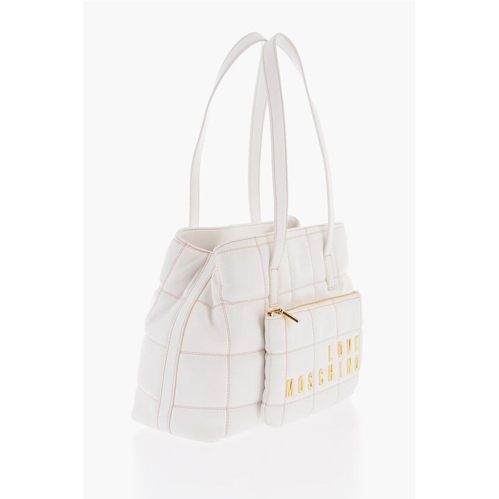 Moschino White Polyethylene Shoulder Bag