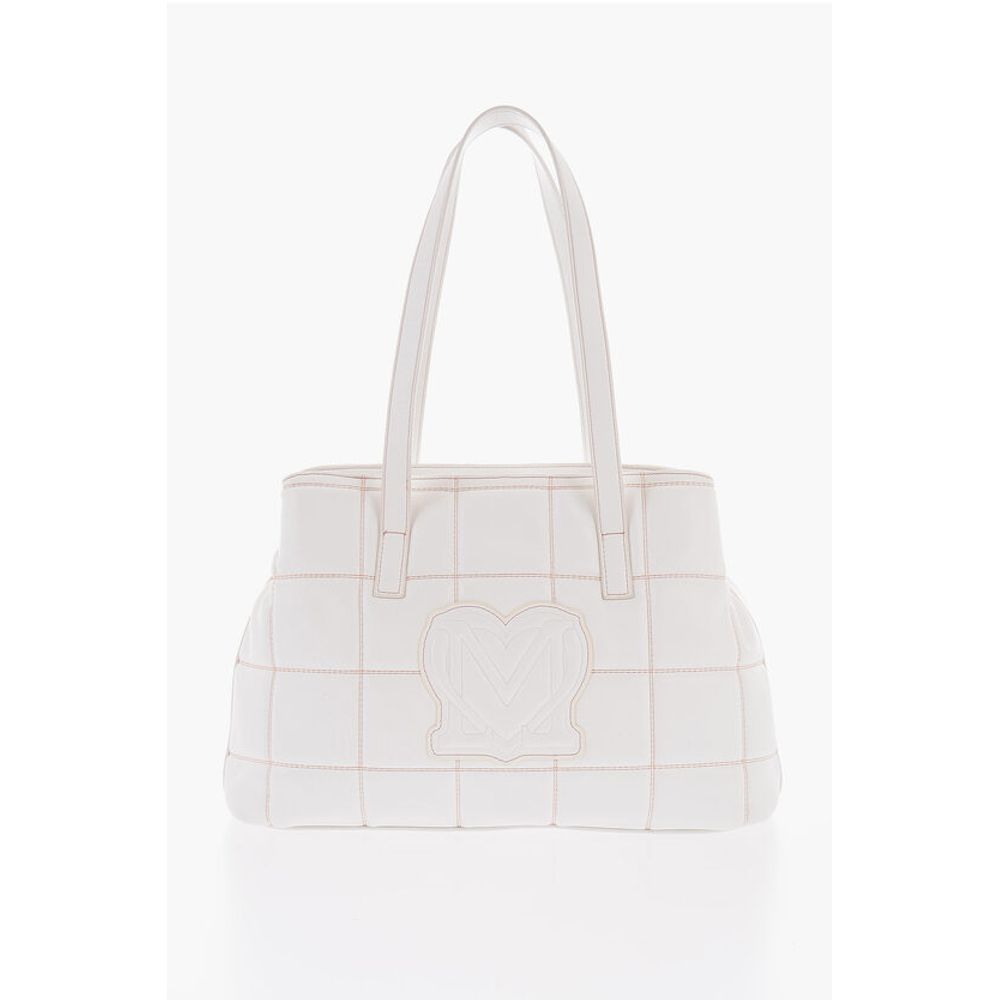 Moschino White Polyethylene Shoulder Bag
