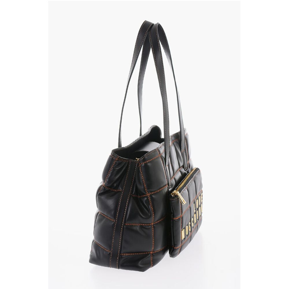 Moschino Black Polyethylene Shoulder Bag