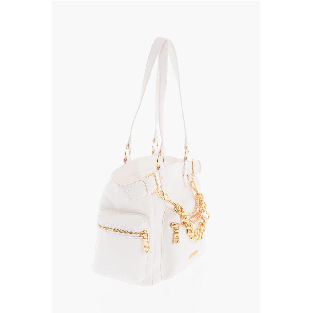 Moschino White Polyethylene Shoulder Bag