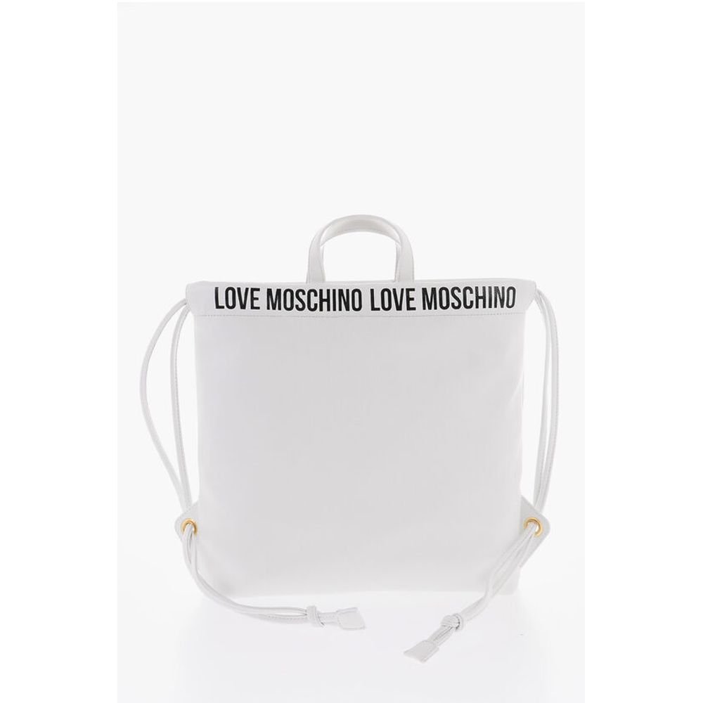 Moschino White Polyethylene Tote Bag