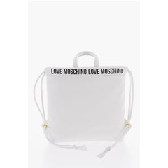 Moschino White Polyethylene Tote Bag
