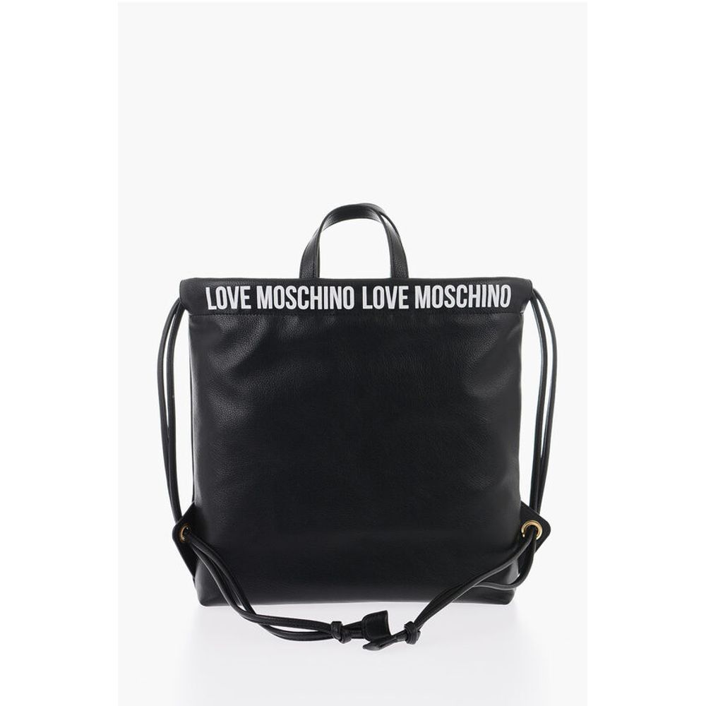 Moschino Black Polyethylene Tote Bag